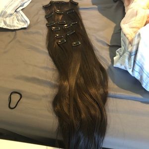 24” synthetic hair extensions